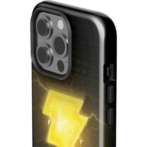 DC Comics Black Adam Lightning Bolt iPhone 15 Pro Impact Case